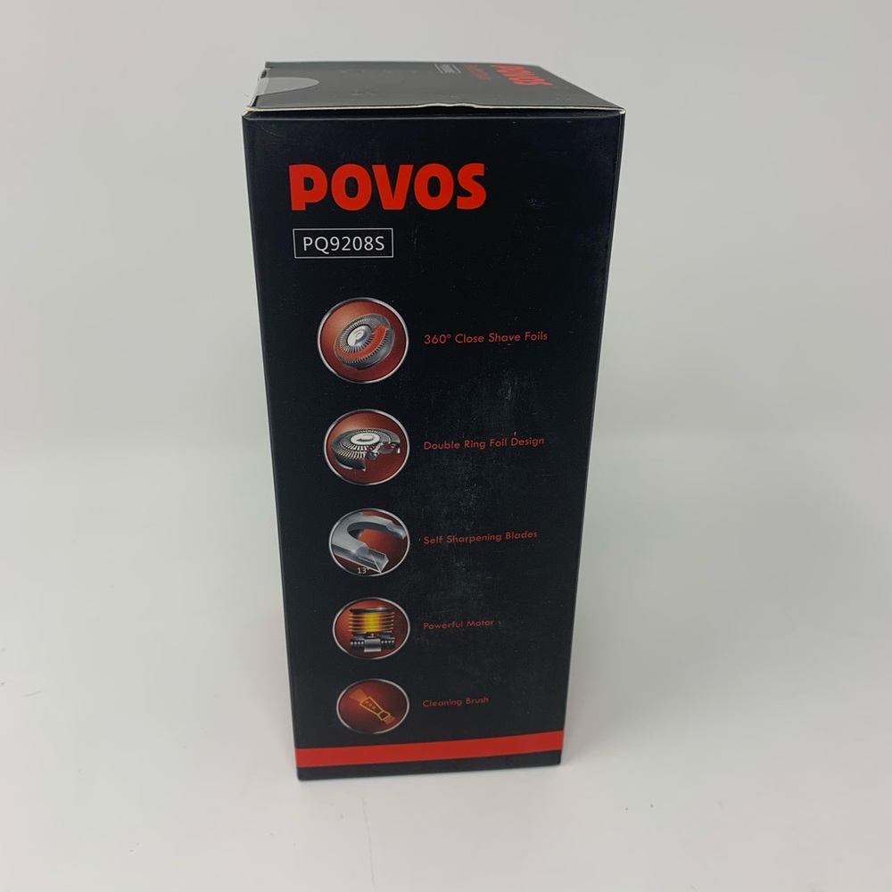 Povos Mens Electric Waterproof Rotary Razor Shaver - Picture 10 of 10